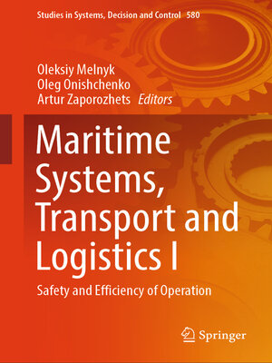 cover image of Maritime Systems, Transport and Logistics I